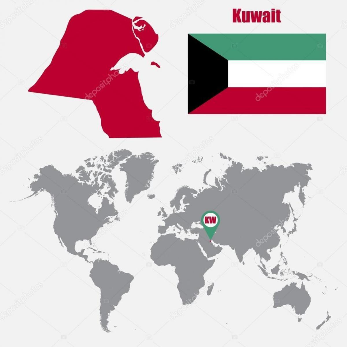 kuveit kaart world map"