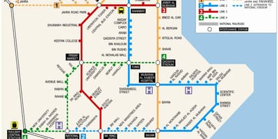 Kaart kuveit metro